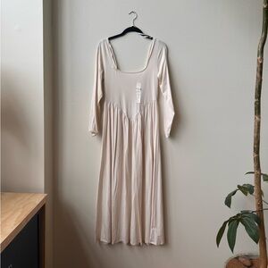 Retro Collective white drop waist dress